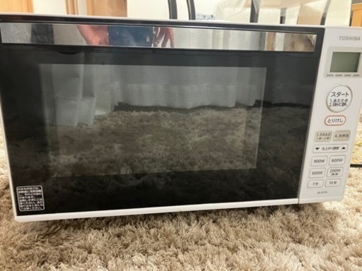 取扱説明書付　2021年製　電子レンジ　TOSHIBA ER SS17A