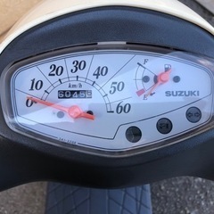 ✨値下げ！7万円→4万円！スズキ レッツ4 Fi 後期 人気、50cc、原付、車体、磨き済✨の画像