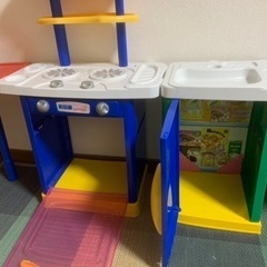 中古　おままごと　キッチンの画像