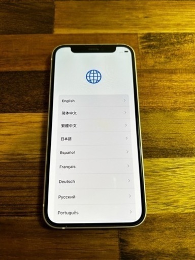iPhone12 mini 128GB white simフリー