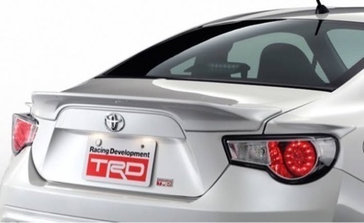 トヨタ86 BRZ TRD リアトランクスポイラー　中古　ホワイト塗装済み