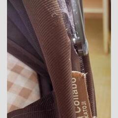 【受け渡し予定者様が決まりました！】カドージママコラボバウンサー 中古（ブラウンチェック）
品番：03057


の画像