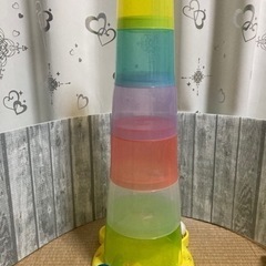 【トイローヤル】カップ積み重ね　コロコロボール　サウンド　光る　...