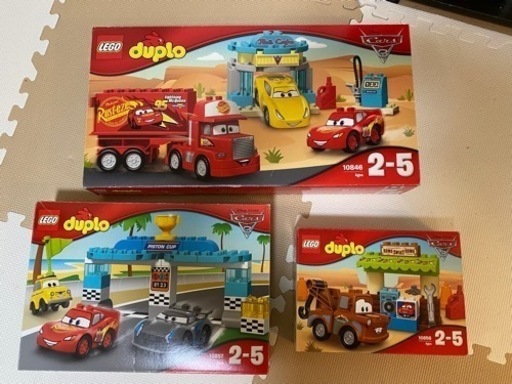 LEGO デュプロ　カーズ　3点セット　ディズニー　