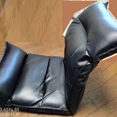 PO：NEL_レザー調生地_座椅子_42段ギア・スピードロック搭載_Blackの画像