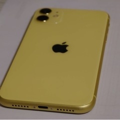 美品 iPhone 11 128GB Apple SIMフリー イエロー黄
