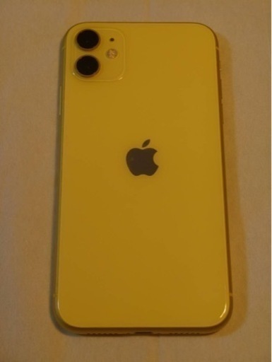 美品　iPhone 11 128GB  Apple SIMフリー イエロー黄