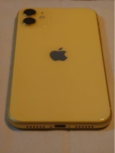 美品　iPhone 11 128GB  Apple SIMフリー イエロー黄