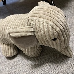 【取り引き中】ぞう　ぬいぐるみ　必要な方にあげます！