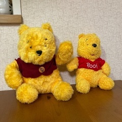 くまのプーさん　2体　中古