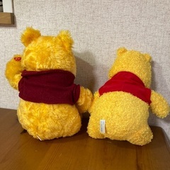 くまのプーさん　2体　中古の画像