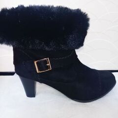 【処分】☆新品☆レディース☆ファー折り返しブーツ☆の画像