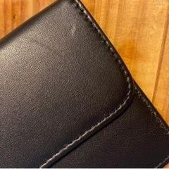 本革財布　黒の画像