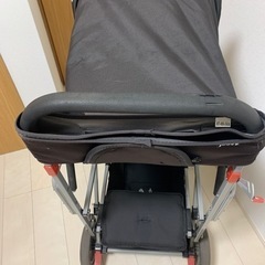 joovy ジュービー カブースウルトラライト グラファイト　2人乗りベビーカー　ブラックの画像