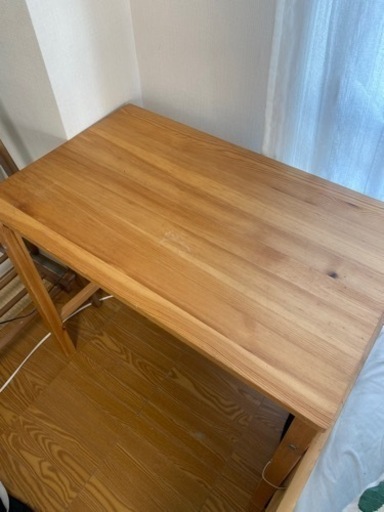 無印良品 パイン材テーブル 折りたたみ式/MUJI pine wood table folding type