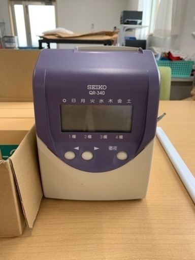 ★SEIKOタイムレコーダー///タイムカード200枚以上付き★中古品♪♪