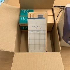★SEIKOタイムレコーダー///タイムカード200枚以上付き★中古品♪♪の画像