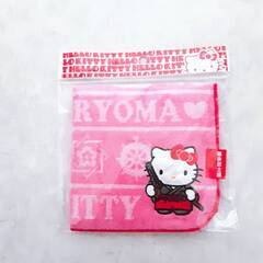 【新品未開封】ハローキティ（幕末武士道竜馬）のハンドタオル