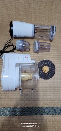 フードプロセッサー・ミルミキサー・ホットサンドメーカーセット