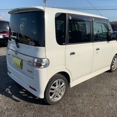 ブラックの方もOK  審査なし自社ローンのお店　ワンオーナー　ターボ　タントカスタム　車検5年8月　平成18年式　走行9万キロ　キーレス の画像