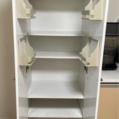 取引中　差し上げます。キッチンストッカー　鏡面仕上げ　収納棚の画像