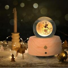 【お取引中】クリスタルボールのオルゴール