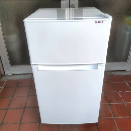 【値下げしました】【美品】冷蔵庫　ハイアール　BR-85A 2021年製　2ドア 　右開きタイプ 　85L1983 一人暮らし