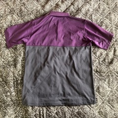 錦織圭選手着用デザイン UNIQLO ポロシャツ L 紫の画像