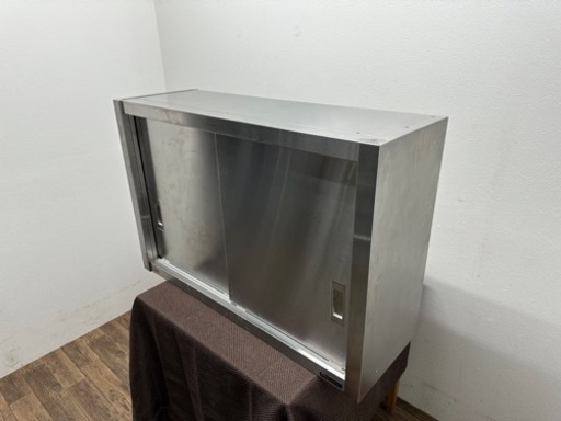 マルゼン　ＭＡＲＵＺＥＮ　業務用　ステンレス　吊り戸棚　吊戸棚　Ｗ９００ｘＤ３００ｘＨ６００ｍｍ　店舗　飲食店　厨房　②