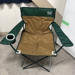 【中古品】 DCM BRAND キャンプ アウトドア チェア グリーン