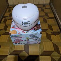 決まりました。 ハート型炊飯器の画像