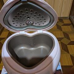 決まりました。 ハート型炊飯器の画像