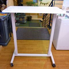 ガス圧式 昇降テーブル 幅88×奥行50×高さ70-106.5㎝ エナメル