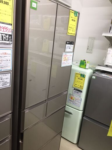 ジモティ来店特価!!!　冷蔵庫　日立　R-X5200F　2016　　J-0216