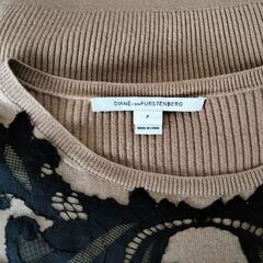 DIANE von FURSTENBERG レースニットの画像