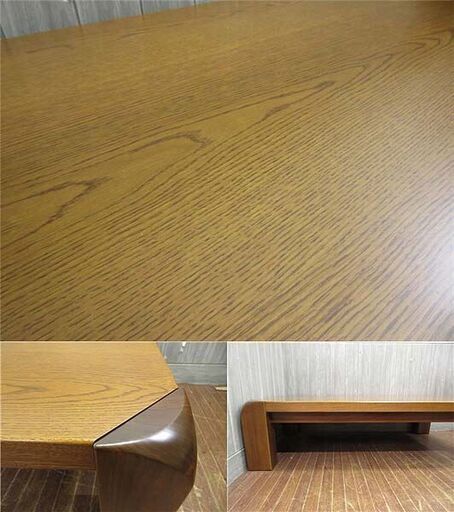 ss4674　木製　座卓　135×79cm　スクエア　長方形　ローテーブル　センターテーブル　木目　シンプル　しっかり　面取り加工　和風　和室　座敷机　バイカラー ss4674 木製 座卓 135×79cm スクエア 長方形 ローテーブル