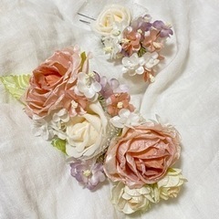 ハンドメイド髪飾り　