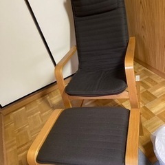 リラックスチェア　オットマン付の画像