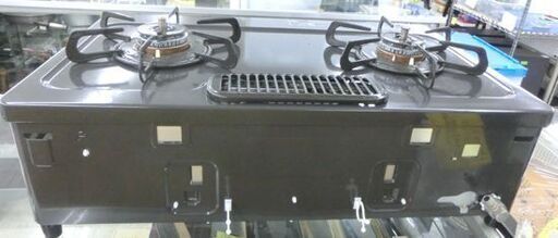 LPガステーブル パロマ 2021年製 幅59㎝ IC-S87K-L 左強火力 プロパンガス ガスコンロ ガス台 