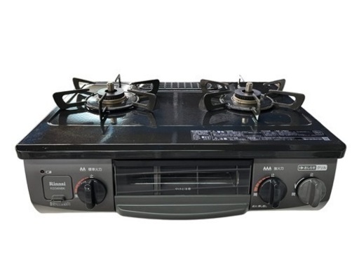 【2021年製】Rinnai リンナイ ガステーブル LPガス用 KG34NBKR NO.157