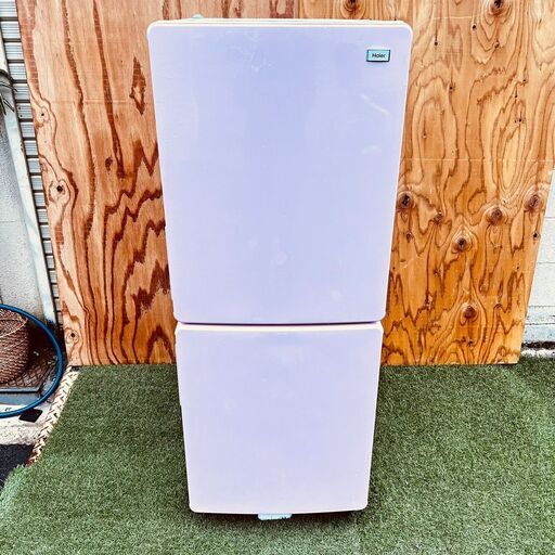 11418 Haier 一人暮らし2D冷蔵庫 ピンク 2018年製 148L 2月18、19、25、26日大阪市～枚方方面 条件付き配送無料！