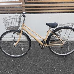 27インチ　6段変速ギヤ　シティサイクル