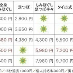 ジモティ特別割引！もみほぐし・足つぼマッサージ - 札幌市