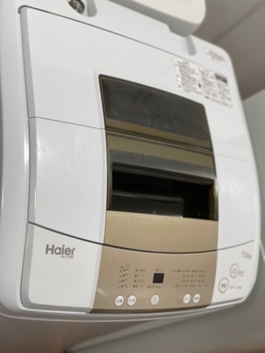 送料・設置込み　洗濯機　7kg Haier 2018年
