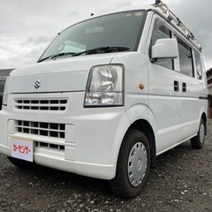 🉐【支払総額27万円】車検令和5年9月 修復歴無し！エブリィバン...
