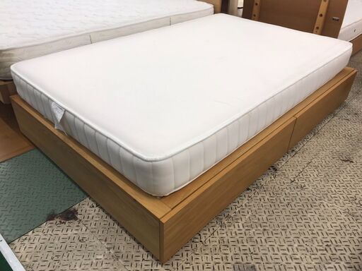 【愛品館八千代店】無印良品　セミダブルベット　超高密度ポケットコイル