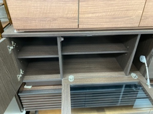 ●販売終了●テレビ台　ローボード　ソフトクローズタイプ　ブラウン　中古品 ○販売終了○テレビ台 ローボード ソフトクローズタイプ ブラウン 中古品