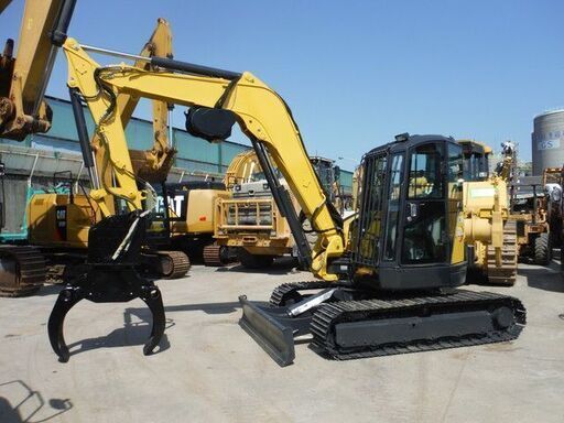 VIO70-3　4875時間　2007年製　林業機械　木材グラップル　ウインチ付き　油圧ショベル　バックホー