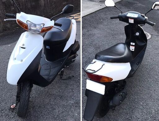 自賠責2年付★SUZUKI レッツ2 CA1PA 2サイクル★実動車★原付50cc（49cc）スズキ 愛媛県松山市より★そのまま乗って帰れます♪