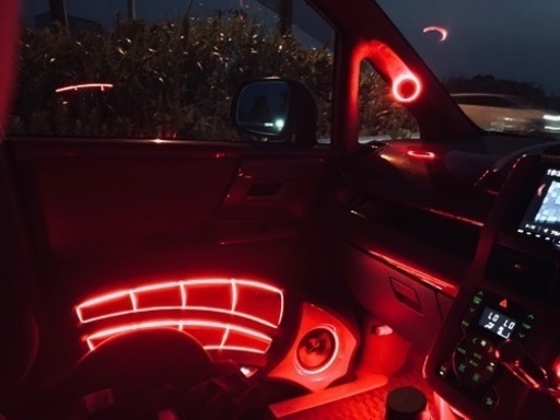 ZRR 70 ノア　内張　A ピラー　加工　LED